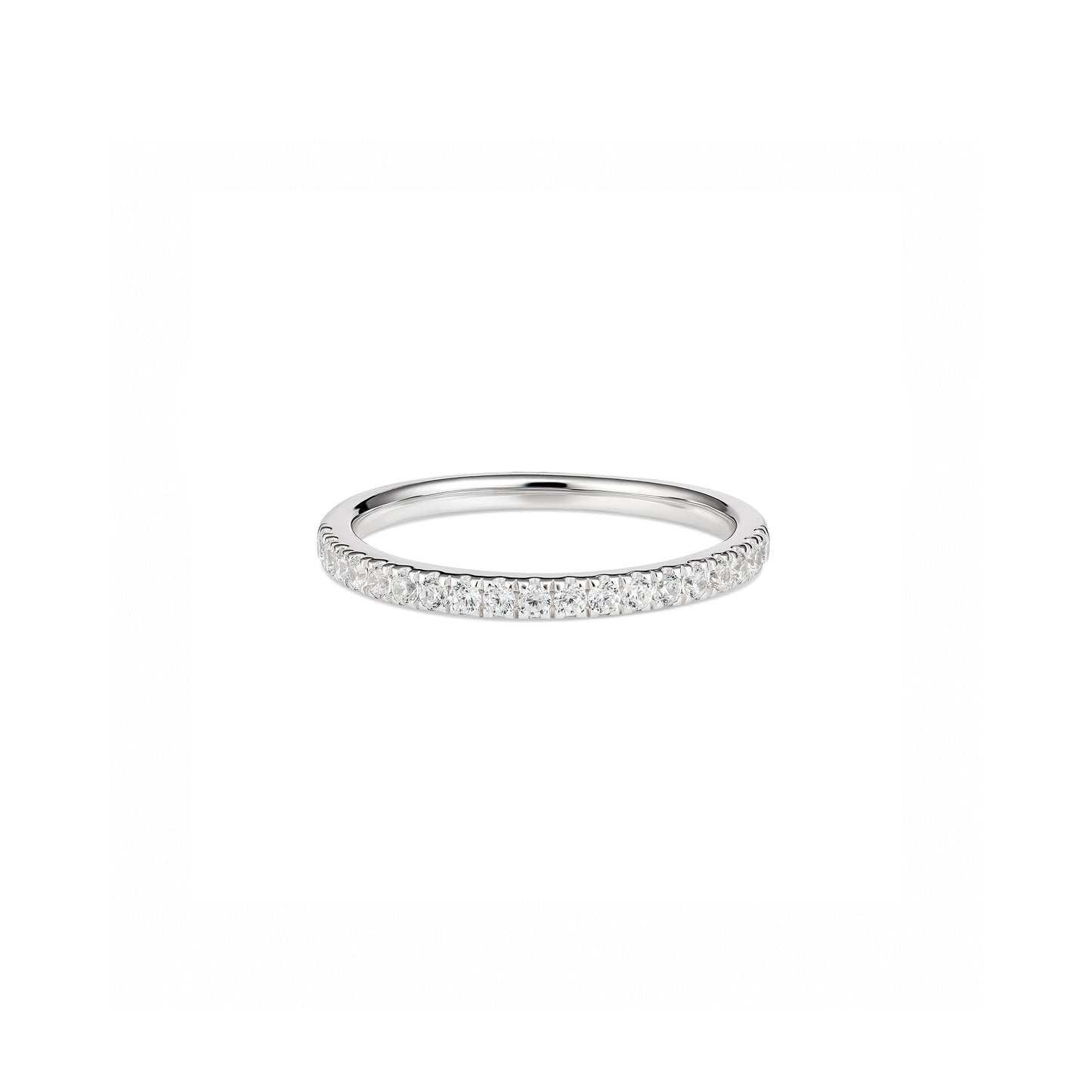 18ct White Gold Classic Diamond Eternity Ring