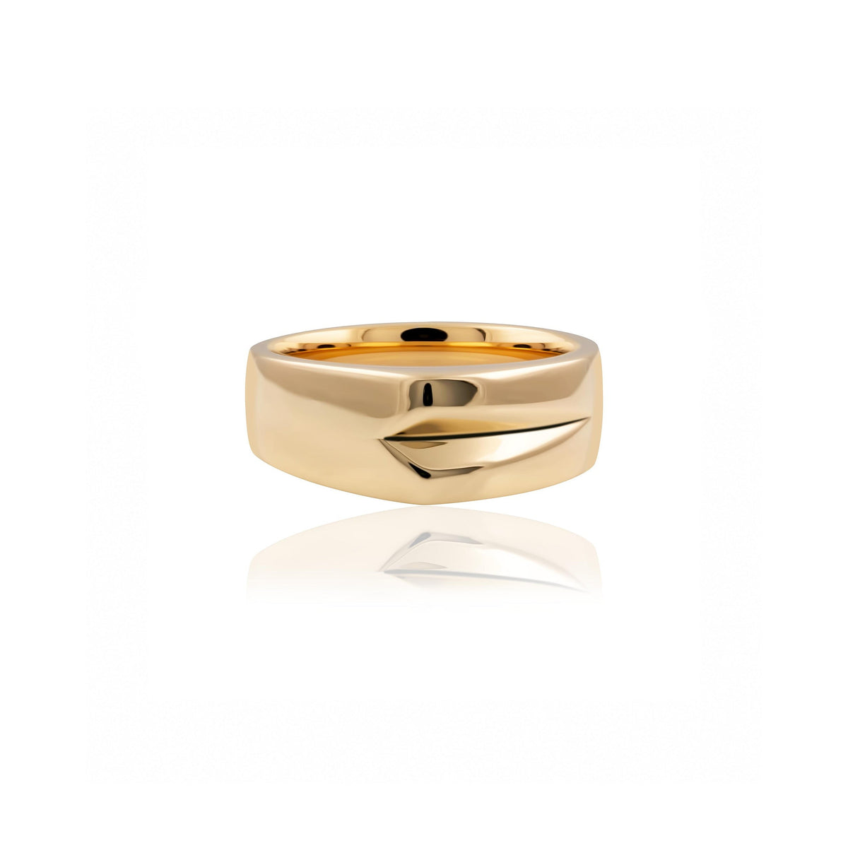 Men's V Signet Ring