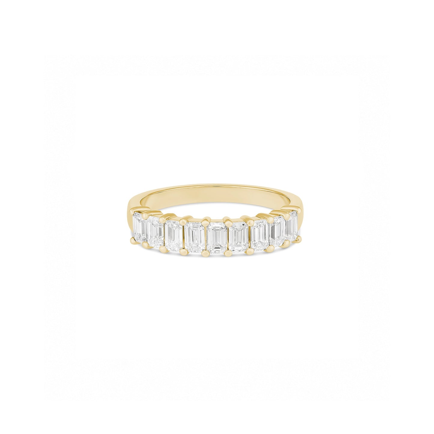 Emerald Cut Diamond Wedding Ring