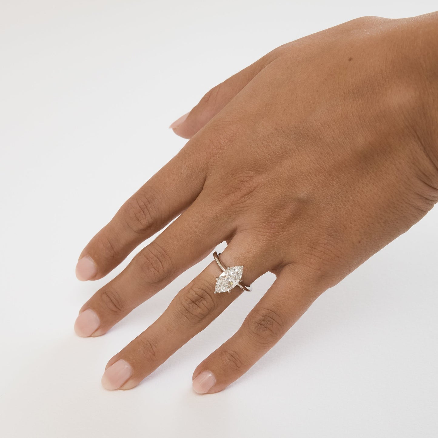 2ct Marquise Solitaire in Platinum