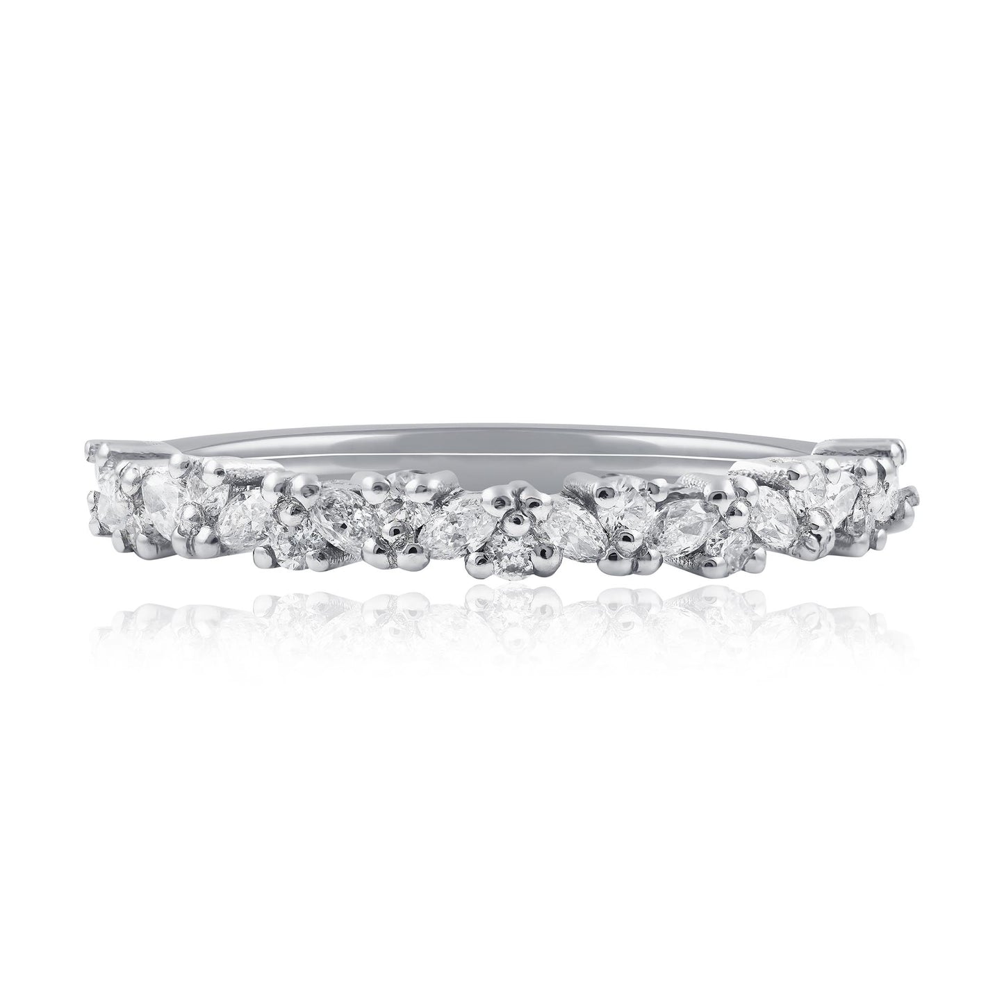 Marquise Diamond wedding Ring
