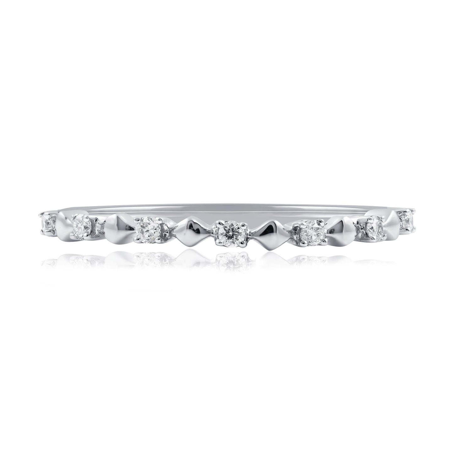 White Gold Diamond Dress Ring