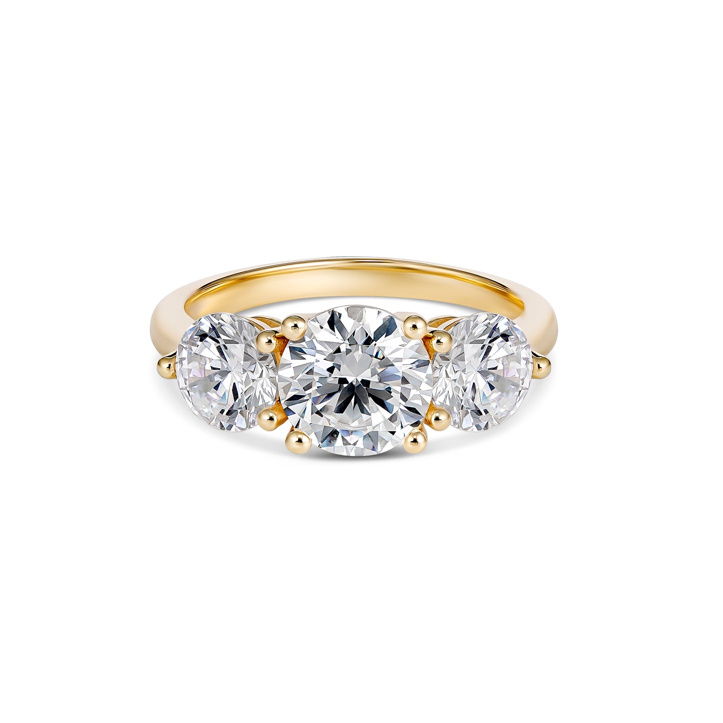 Elegant Diamond Trilogy Ring
