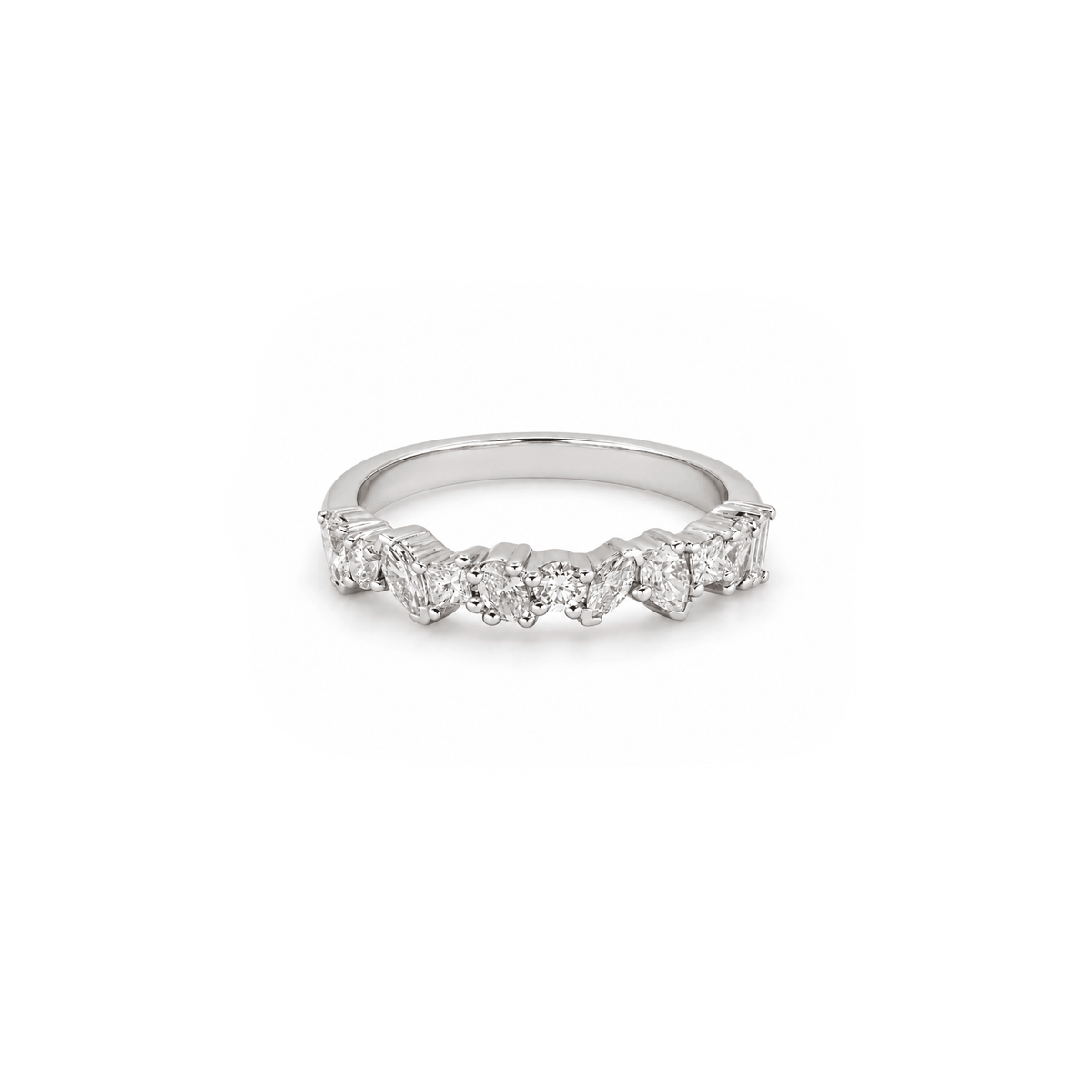 0.6cttw Fancy Cut Diamond Statement Band