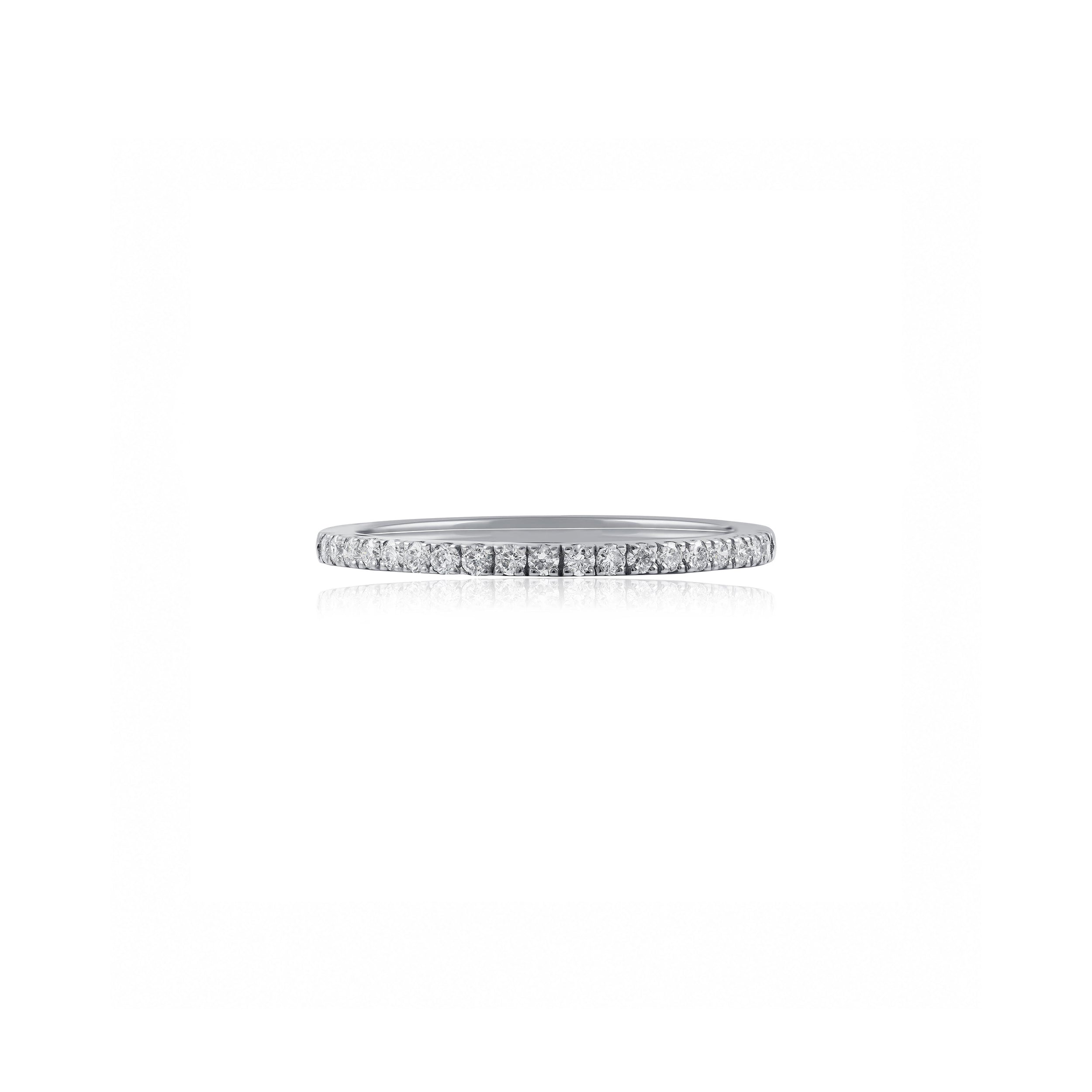 0.16cttw Platinum Diamond Eternity Ring