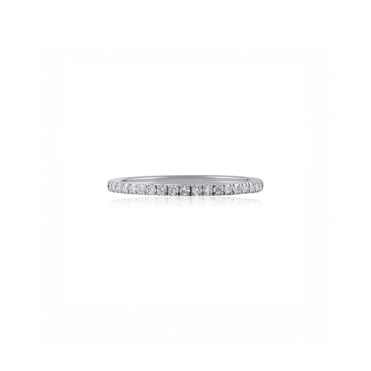 0.16cttw Platinum Diamond Eternity Ring