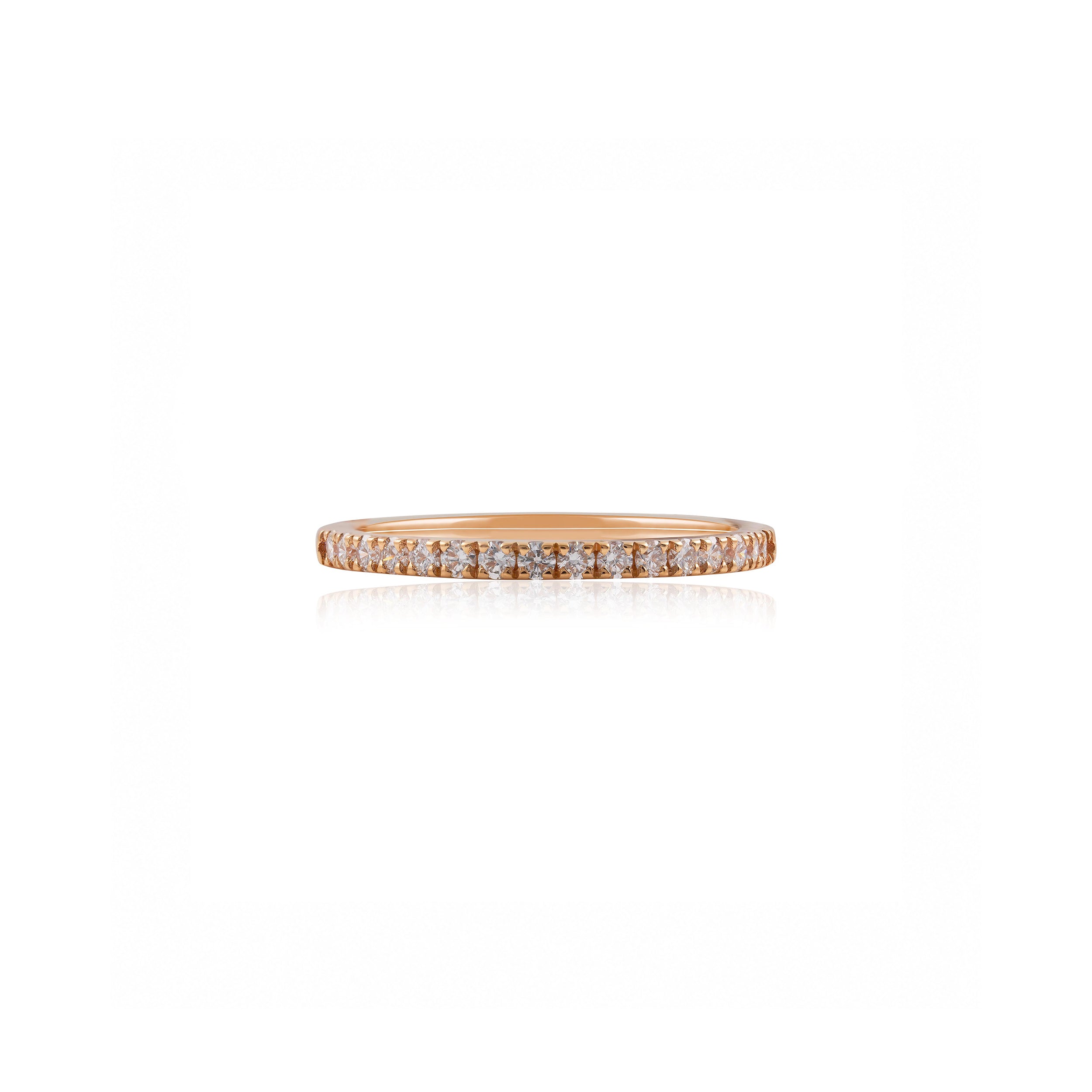18ct Rose Gold Diamond Eternity Ring