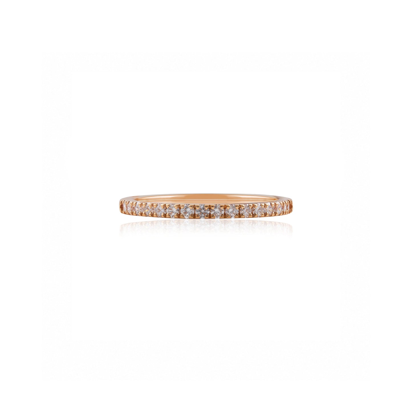 18ct Rose Gold Diamond Eternity Ring