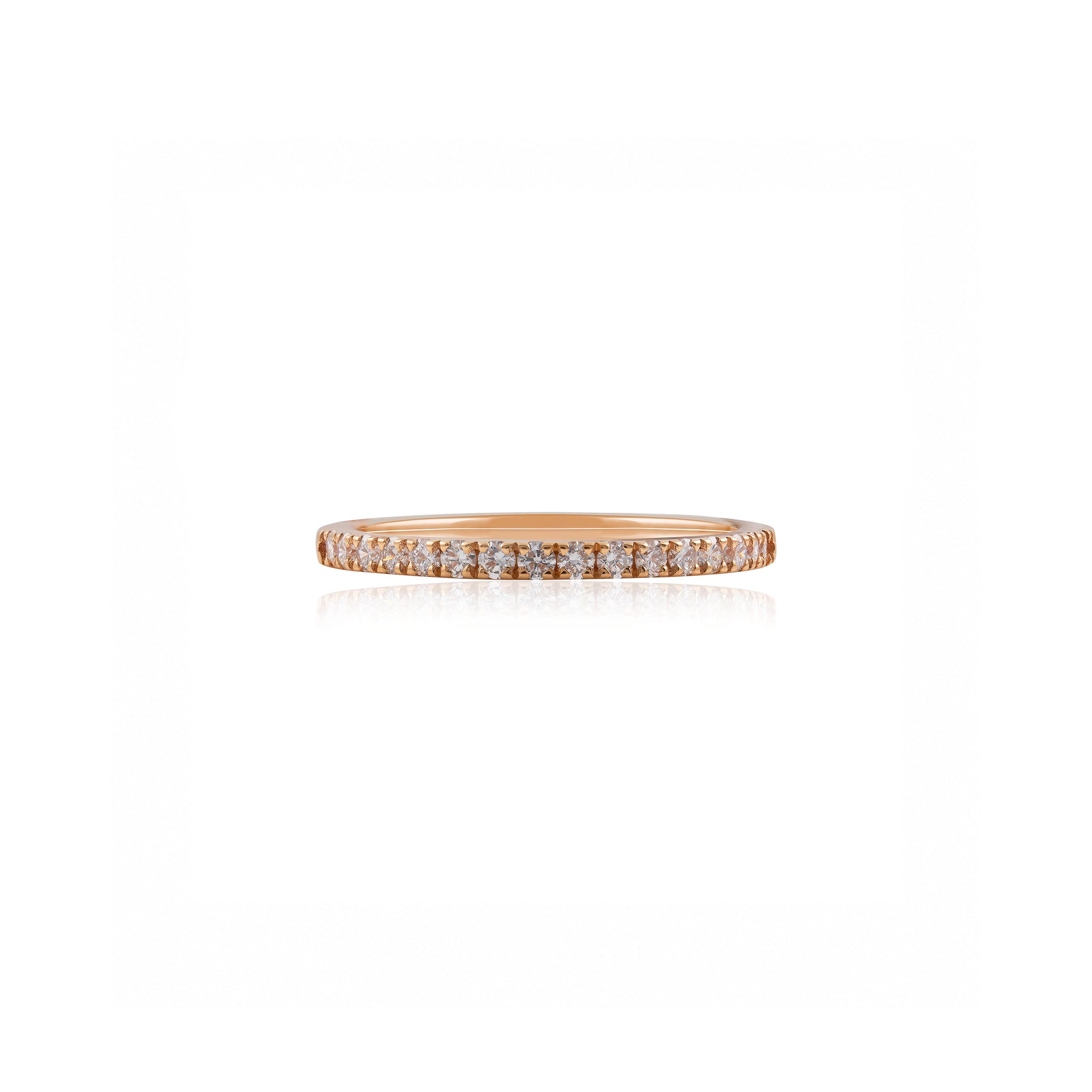 18ct Rose Gold Diamond Eternity Ring
