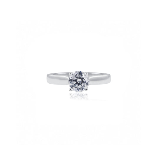 Round Brilliant Cut Lab-Grown Diamond Solitaire Engagement Ring