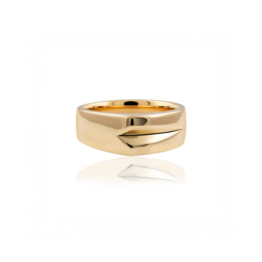 Men's V Signet Ring