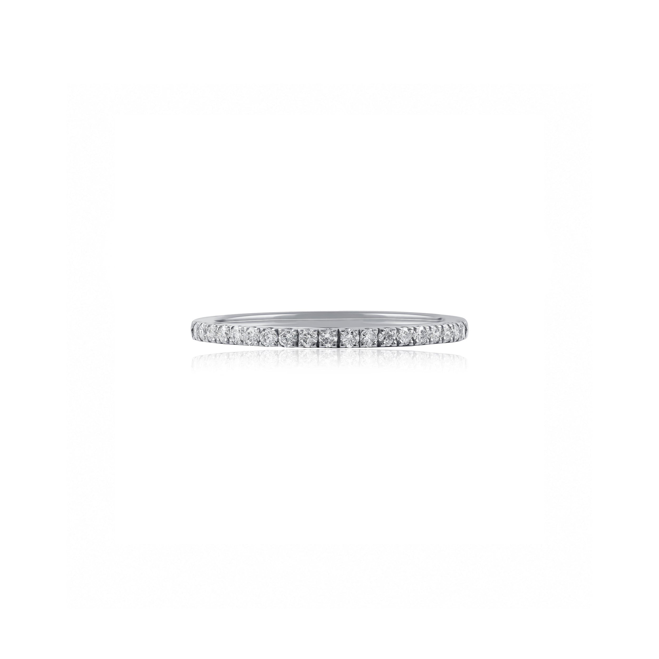 0.16cttw Platinum Diamond Eternity Ring