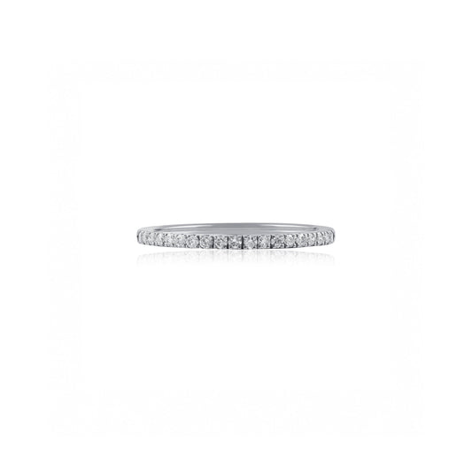 0.16cttw Platinum Diamond Eternity Ring