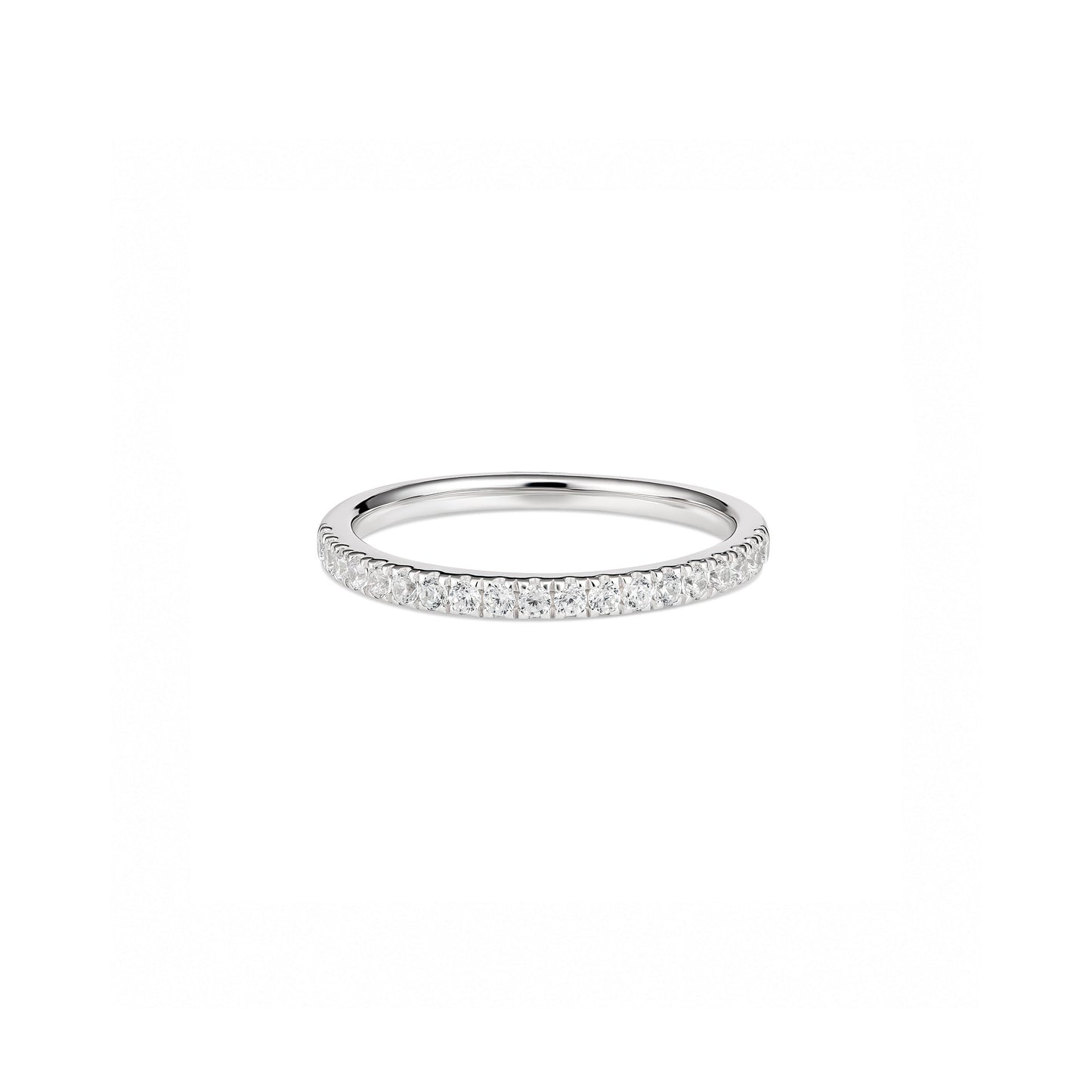 18ct White Gold Classic Diamond Eternity Ring
