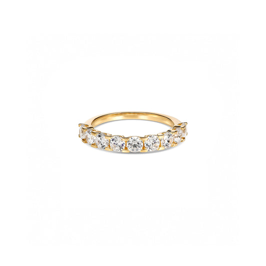 9-Diamond Round Brilliant Diamond Eternity Ring