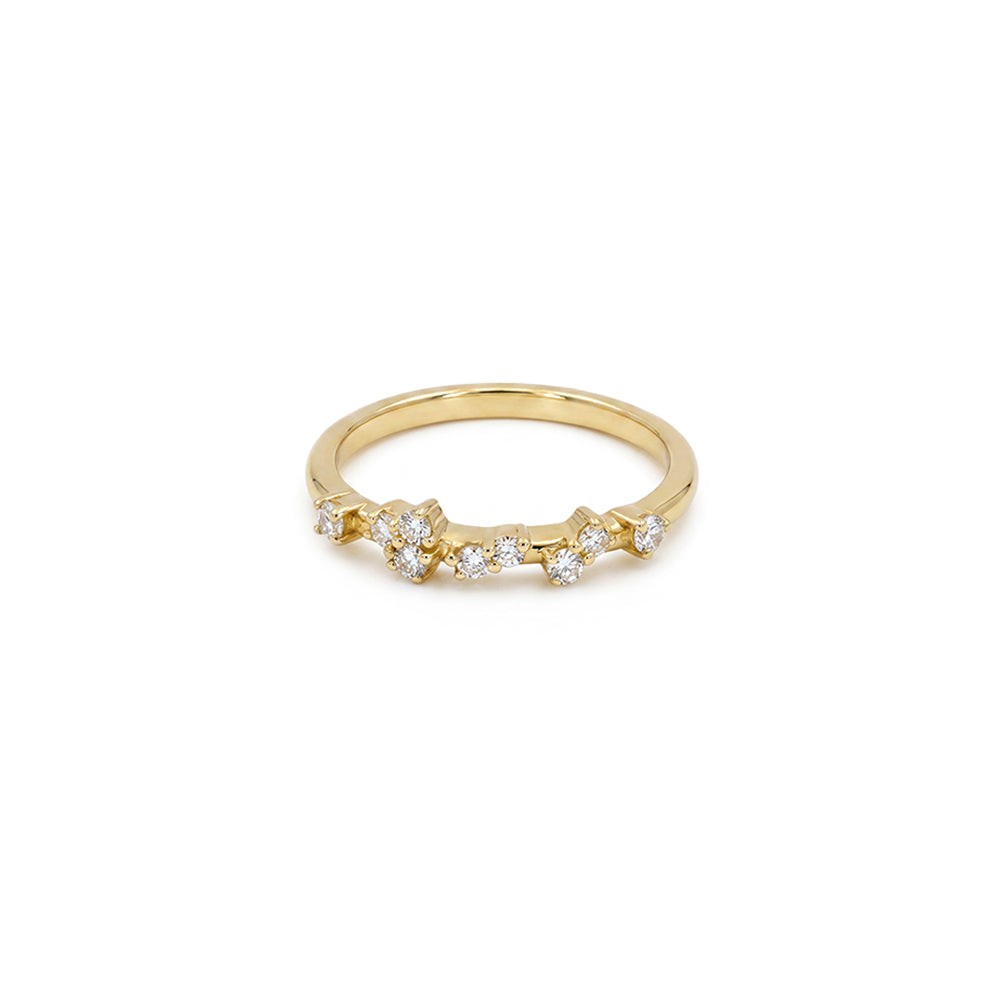 Diamond Cluster Ring
