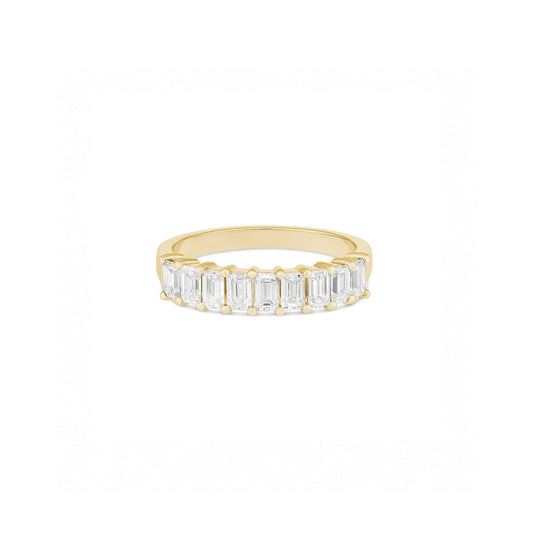 Emerald Cut Diamond Wedding Ring