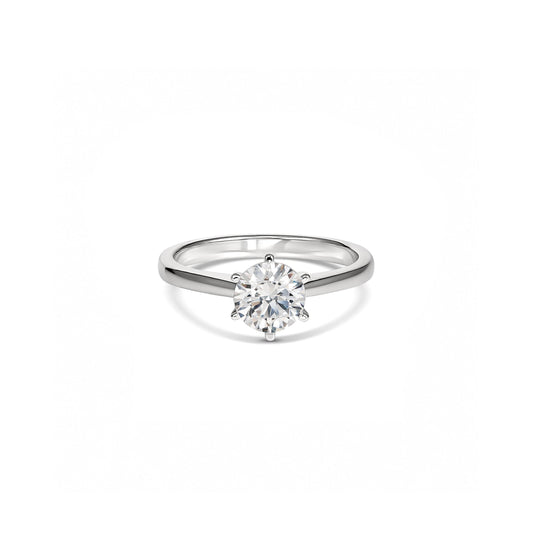 1.5ct Round Solitaire Diamond Ring in 18ct White Gold