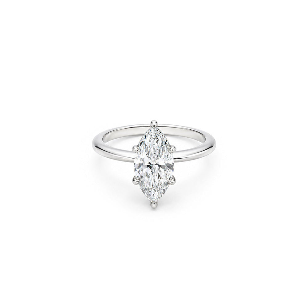 2ct Marquise Solitaire in Platinum