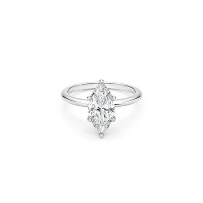2ct Marquise Solitaire in Platinum