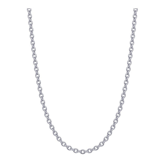 9ct WG Cable Chain