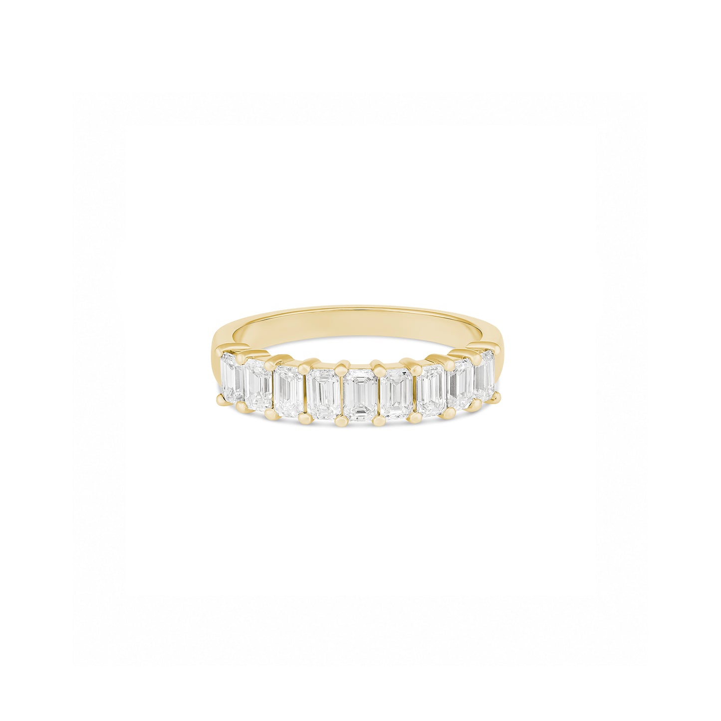 Emerald Cut Diamond Wedding Ring