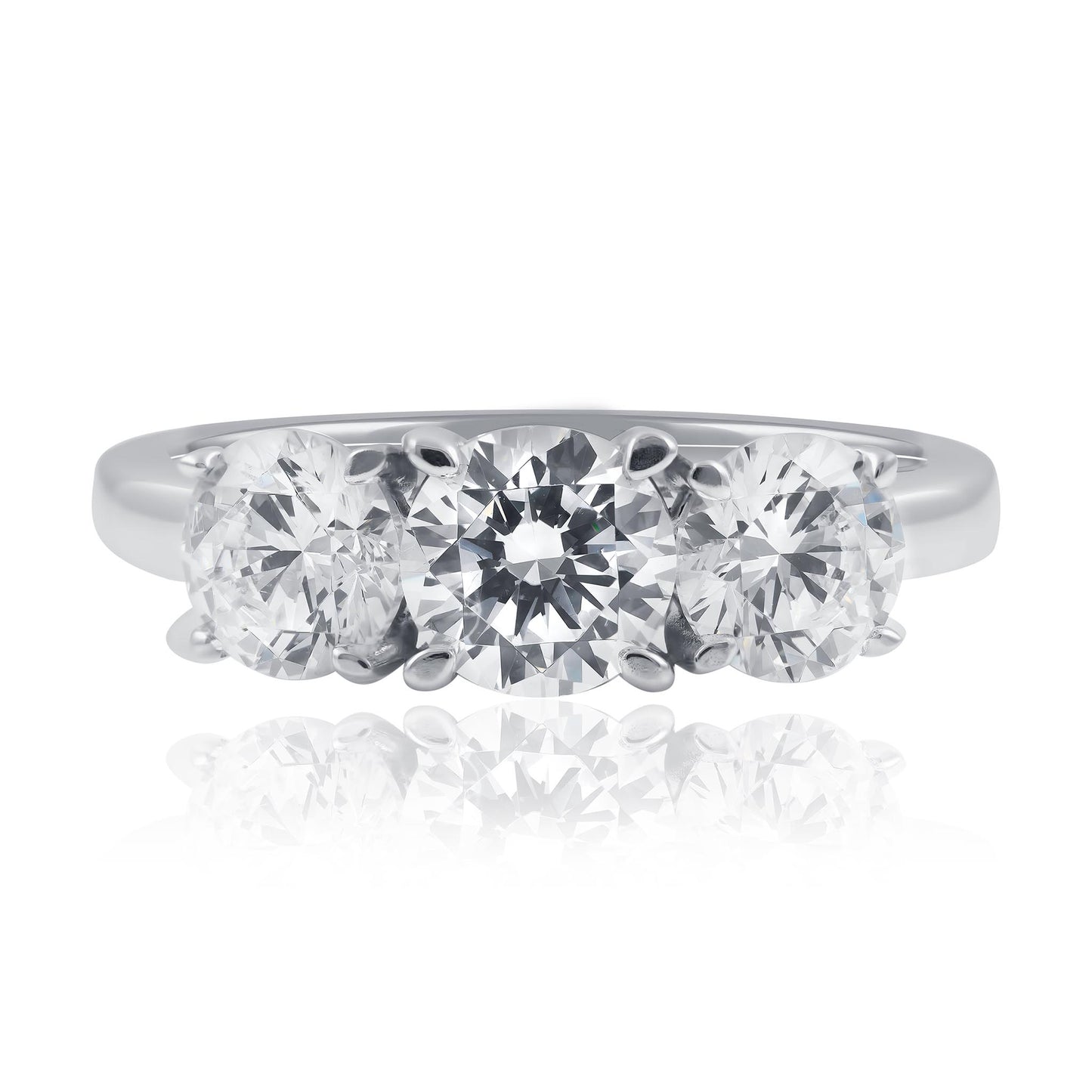 Trilogy White Gold Diamond Ring