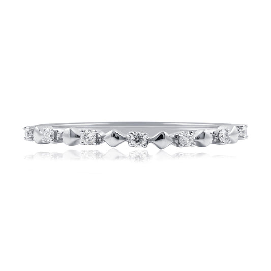 White Gold Diamond Dress Ring