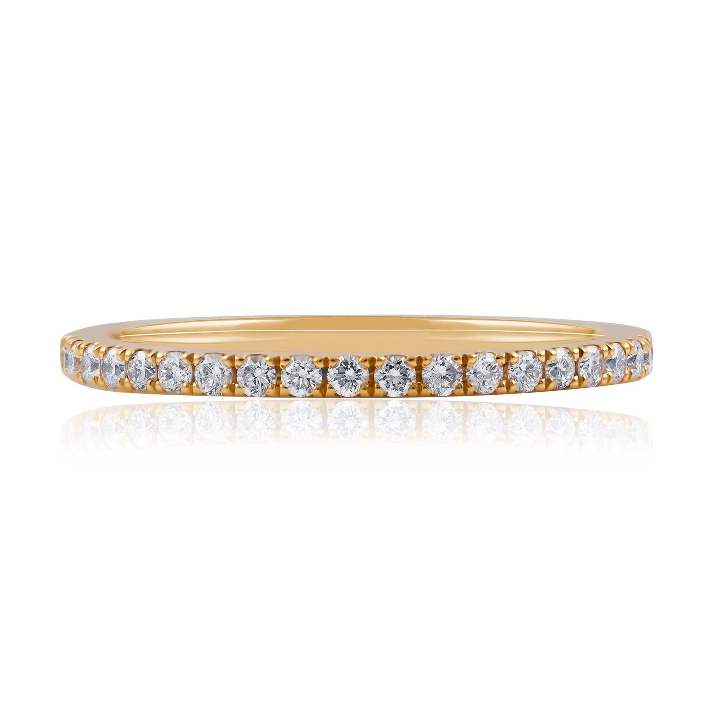 Yellow Gold Lab Grown Diamond Wedding Ring