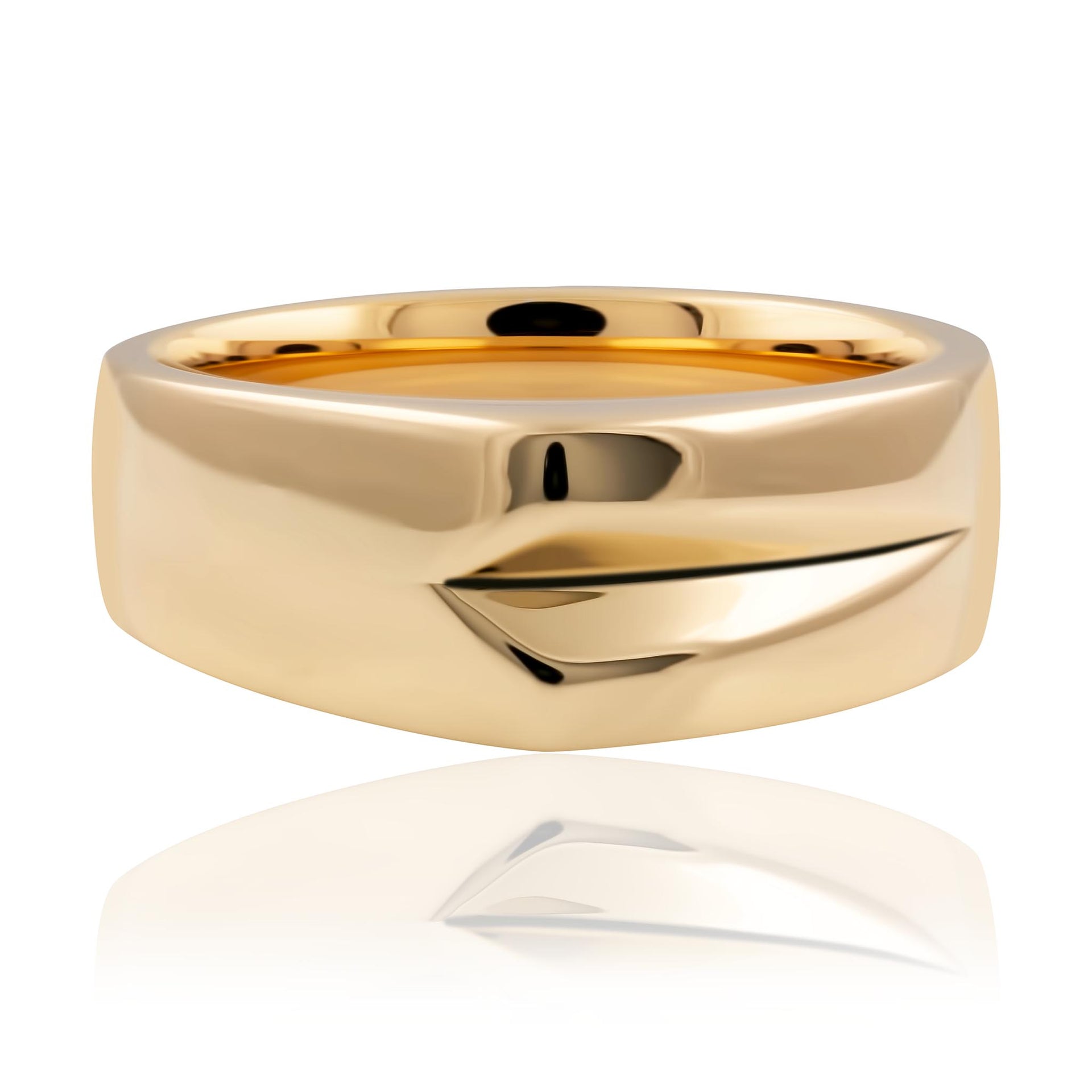 Men's V Signet Ring – DM Jewellers