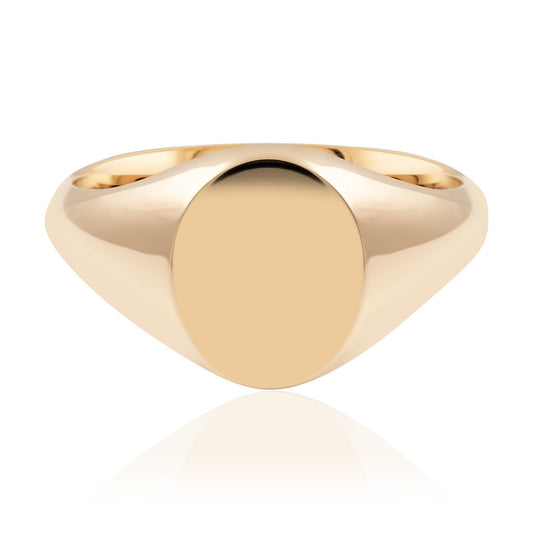 Mens Oval Signet Ring