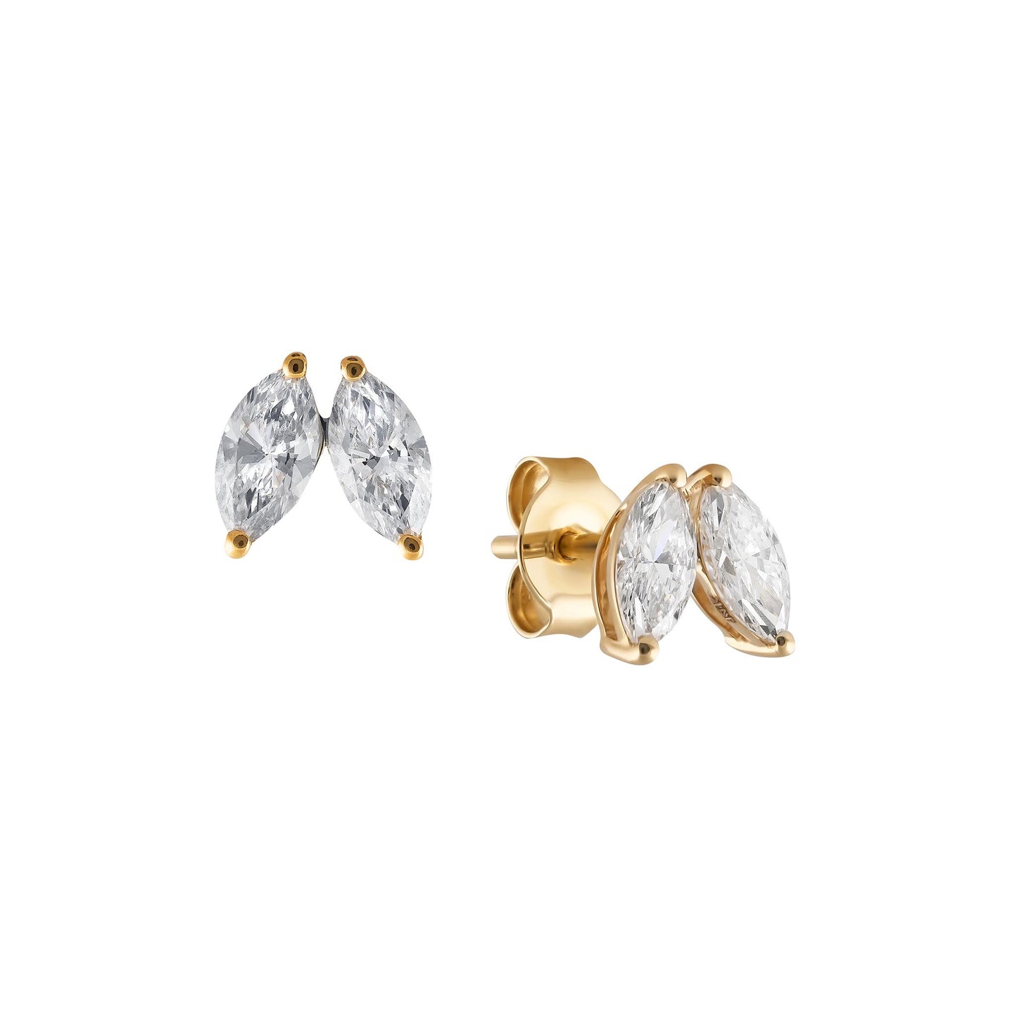 Marquise Leaf style Earring