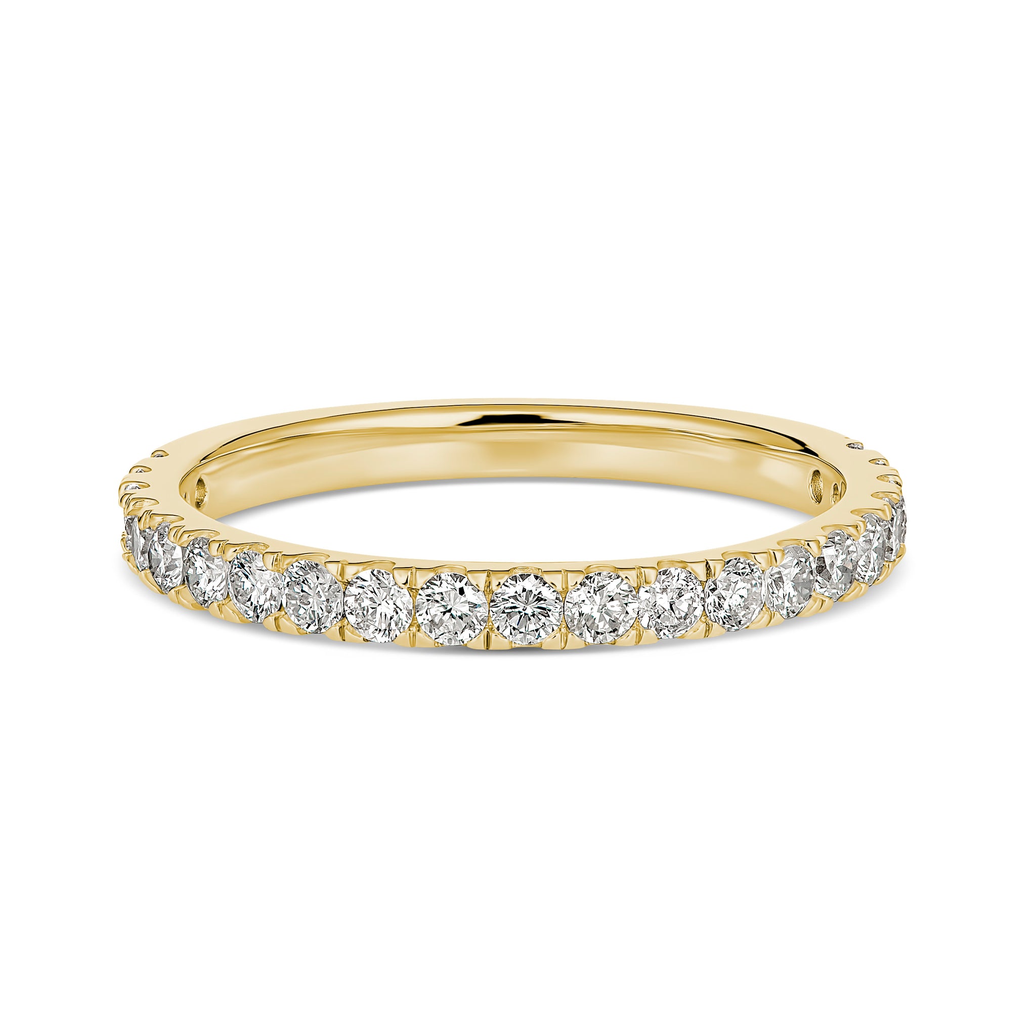 18CT Yellow Gold Diamond Wedding Band
