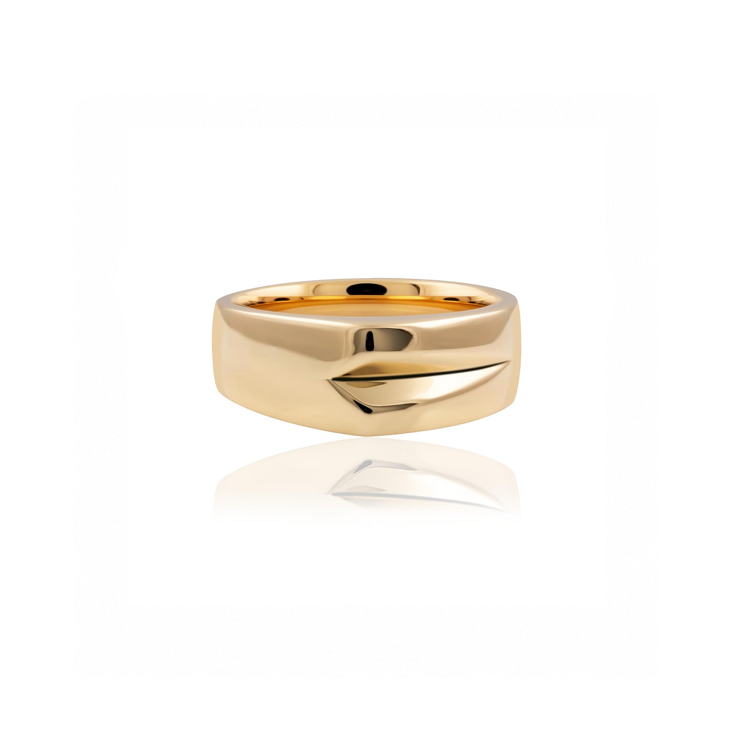 Men's V Signet Ring