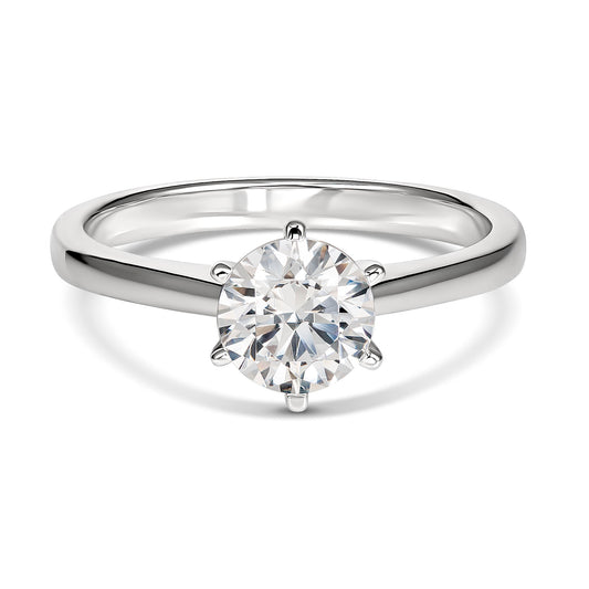 Stunning 18ct White Gold 1.5CT Solitaire Diamond Ring
