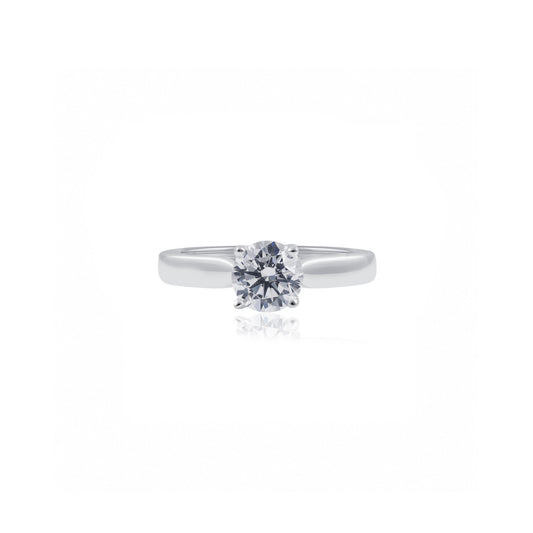 Round Brilliant Cut Lab-Grown Diamond Solitaire Engagement Ring