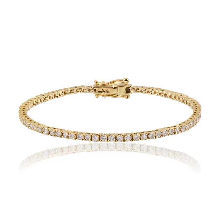 Tennis Bracelet 9Y 3.00ct Total LGD