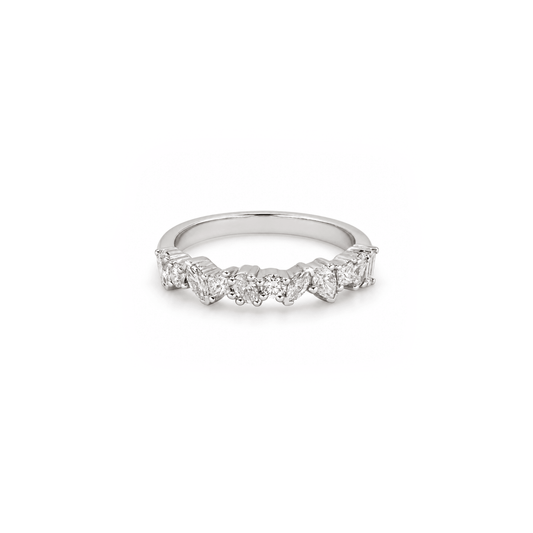 0.6cttw Fancy Cut Diamond Statement Band
