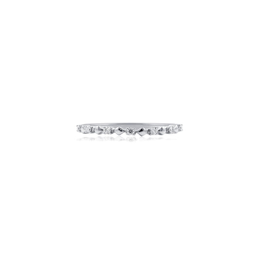 Fine White Gold Diamond Dress Ring