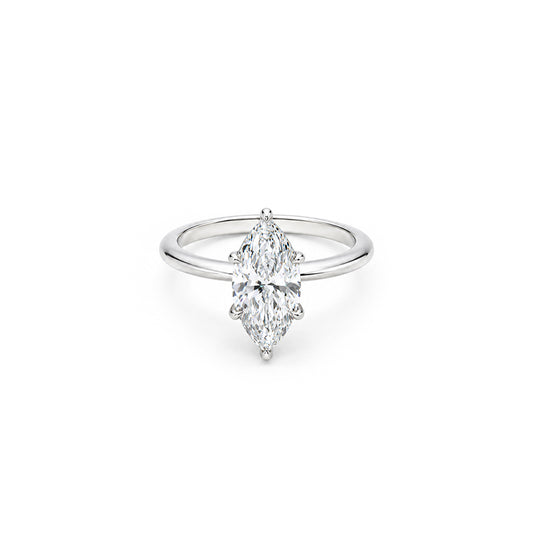 2ct Marquise Solitaire in Platinum