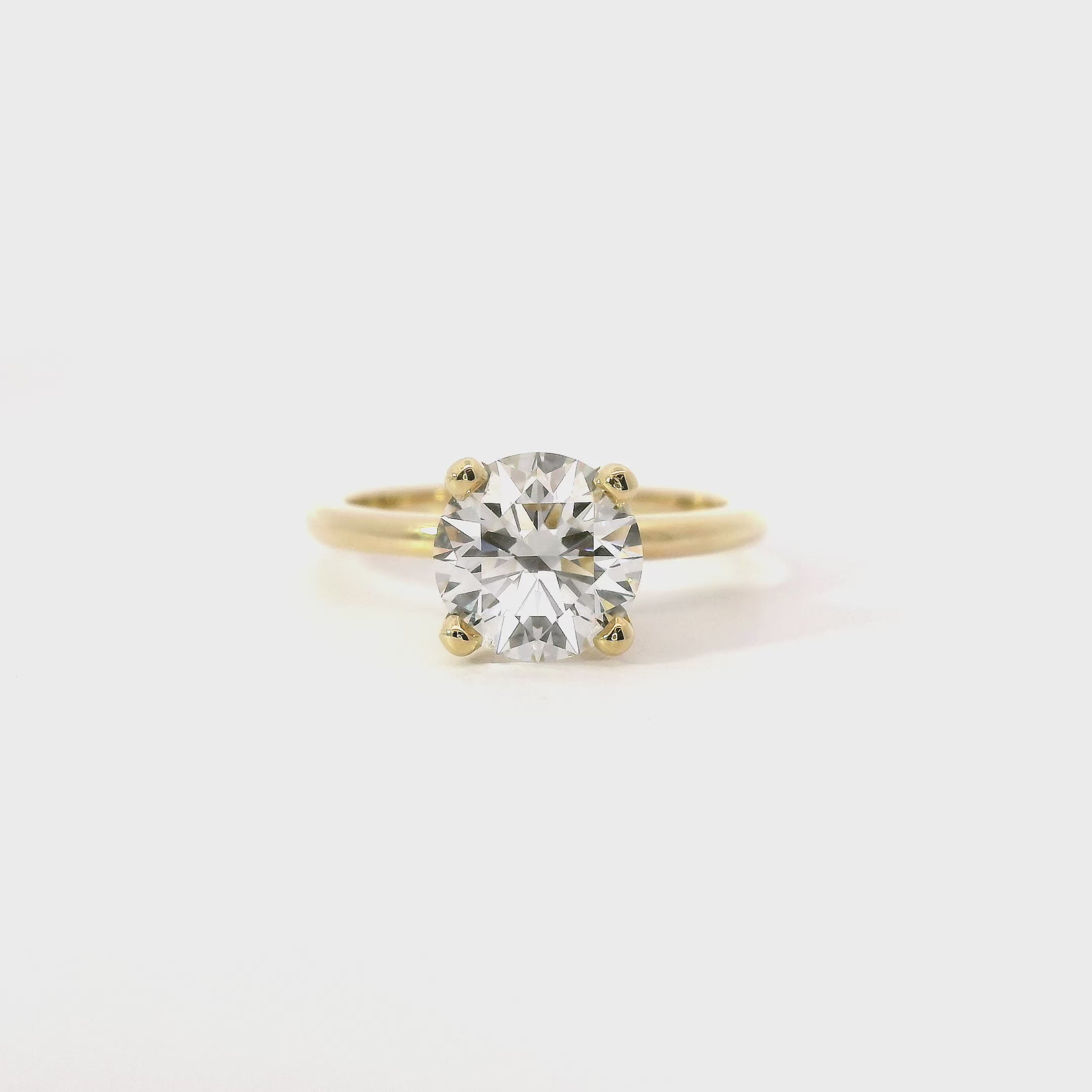 18ct Yellow Gold Engagement Ring with 1.58ct G/VS2 Diamond