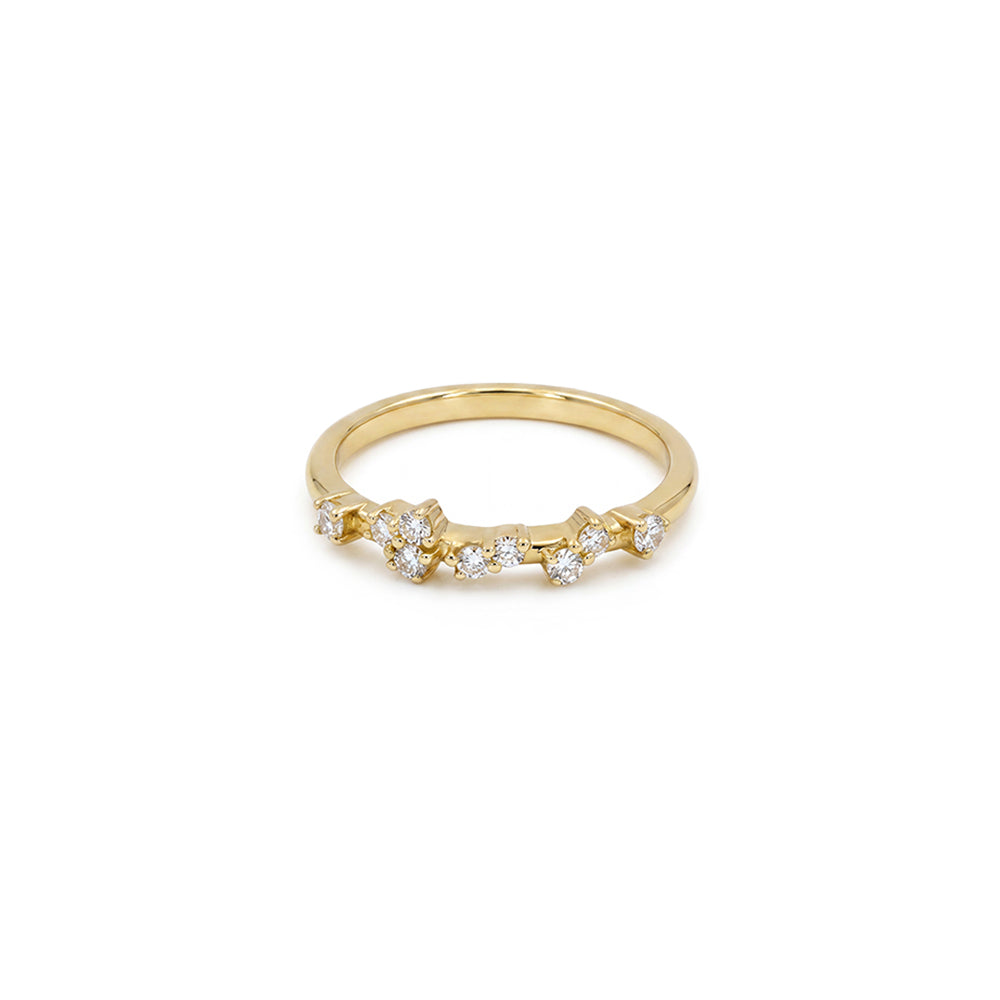 Diamond Cluster Ring
