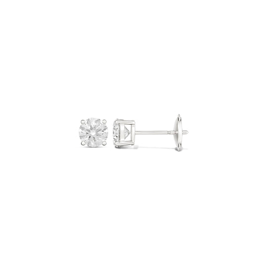 18ct White Gold 2.00ct Diamond Stud Earrings