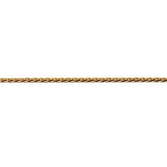 9ct YG Wheat Chain
